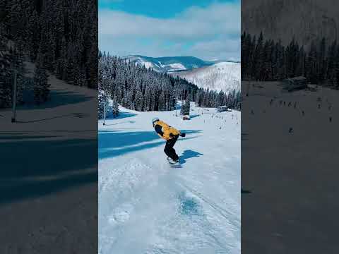 The naruto ninja run! 🏂 #snowboard #snowboarding #vailskiresort #explore