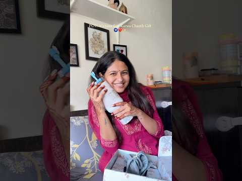 It’s your first Karwa chauth gift❤️#karwachauthspecial #karwachauthgift #couplegoal #fypage #gift