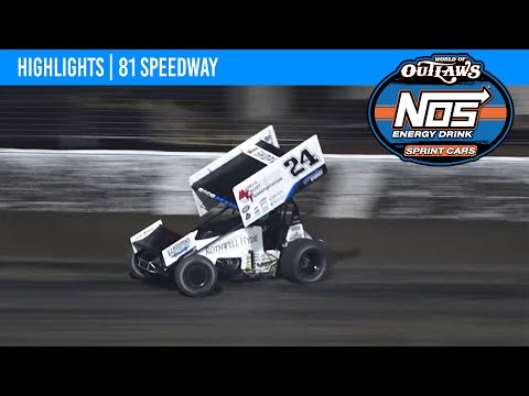 World of Outlaws NOS Energy Drink Sprint Cars | 81 Speedway | March 30, 2024 | HIGHLIGHTS - dirt track racing video image