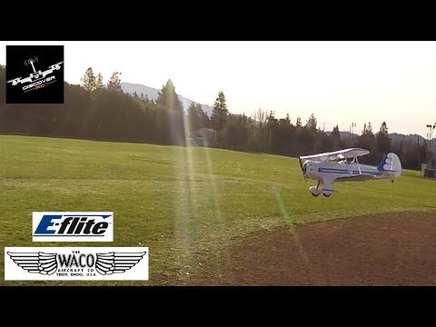 E-flite UMX Waco BL | Flight Demo - UCKqpeIILaupg-SvrIstn-yA