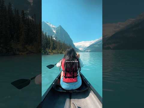 There’s nothing like seeing and hearing the peaceful flow 😌 #banff #sandiego #travel #lifestyle