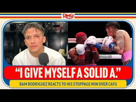 “Solid A!” Bam Rodriguez Grades His Win Over Phumelela Cafu