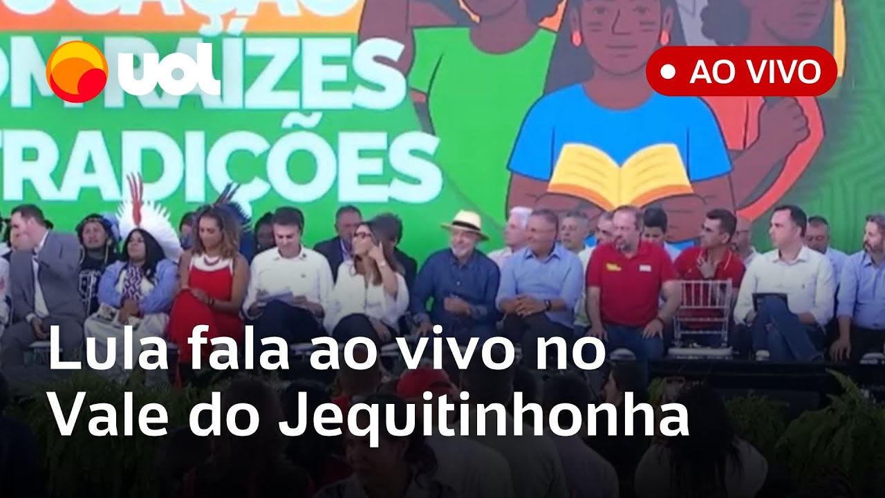 Lula fala ao vivo no Vale do Jequitinhonha acompanhe o discurso completo