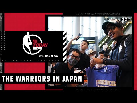The Warriors have LANDED in Japan  | NBA Today video clip