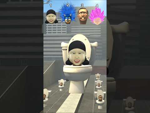 😮😰Guess The Real Face In Comment Box? #shorts #skibiditoilet #skibididj #sonic #squidgame2