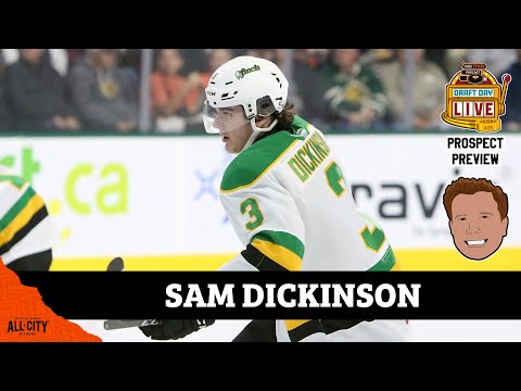 NHL Draft Prospect Preview Sam Dickinson PHLY Sports BVM Sports