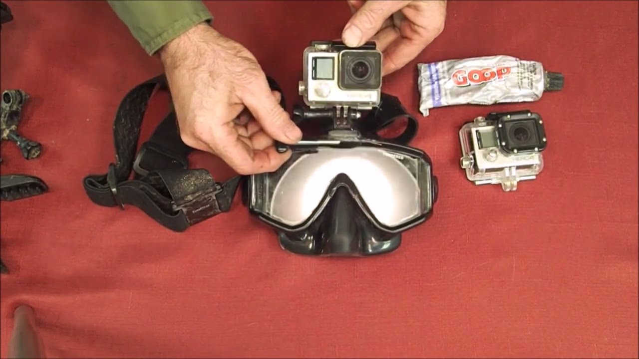 How To Mount A Gopro To A Diving Mask Fpvracer Lt - 