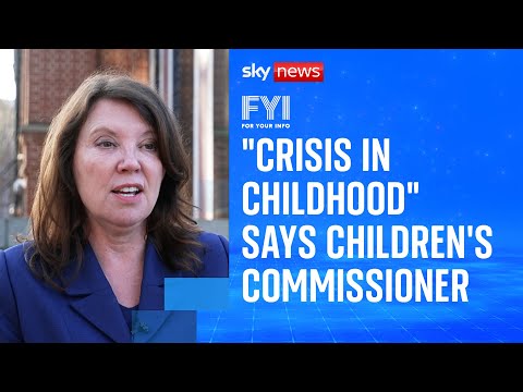 FYI: 'Crisis in childhood' says children's commissioner
