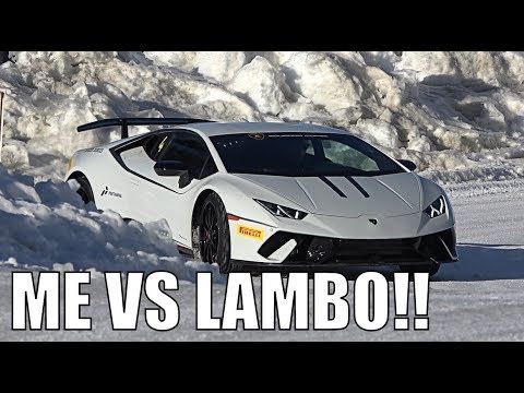 ME vs LAMBORGHINI | TIME ATTACK RACE!!
