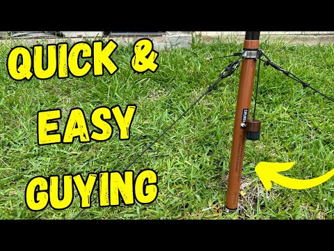 How To Guy Your K8MRD Gigaparts Explorer 20' Carbon Fiber Mast