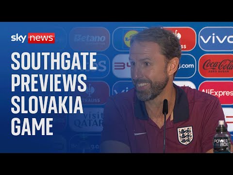 Gareth Southgate and Harry Kane news conference ahead of England v Slovakia at Euro 2024