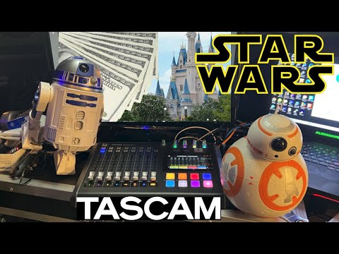 TTK LIVE - DISNEY 2022 Cost, StarWars Droid Depot R2D2 & BB8, TASCAM MIXCAST 4 PODCASTER