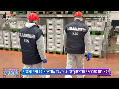 Rischi per la nostra tavola, sequestri record dei Nas - La Volta Buona 17/10/2023