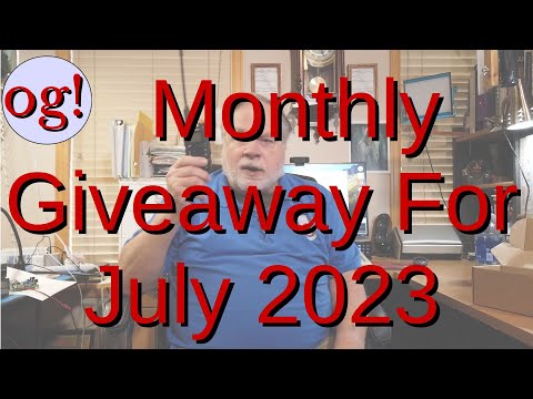 Monthly Giveaway For July 2023