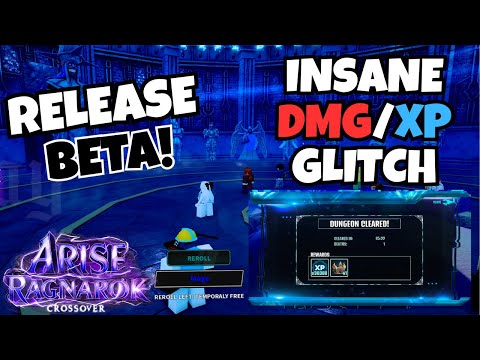 Arise Ragnarock Crossover - Best Way To LVL Up Fast (Damage + XP Glitch)