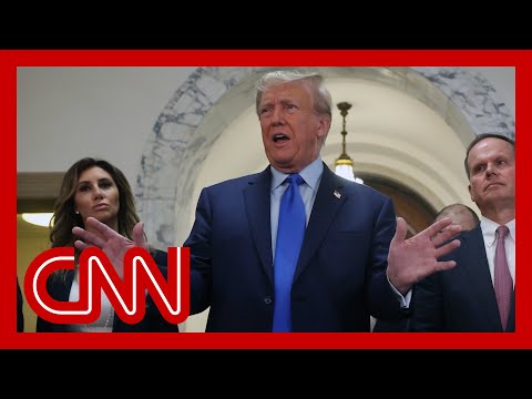 Hear Trump speak upon arriving to court for New York civil trial