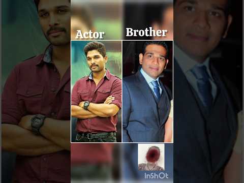 south indian actors Allu Arjun and their brothers 💜comments your favourite actor #like #south #actor