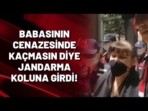 Gezi tutuklusu Mine Özerden babasının cenazesinde kaçmasın diye jandarma koluna girdi!