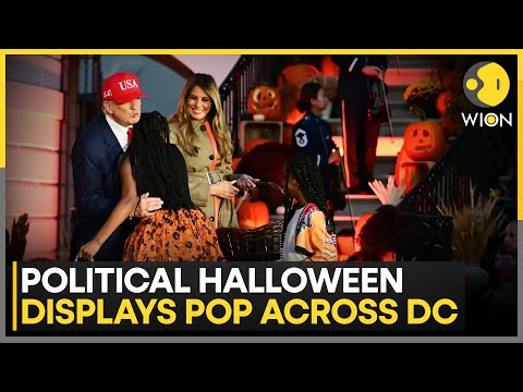 Halloween 2025: Trump Hands Out Candy At White House Halloween party | WION News