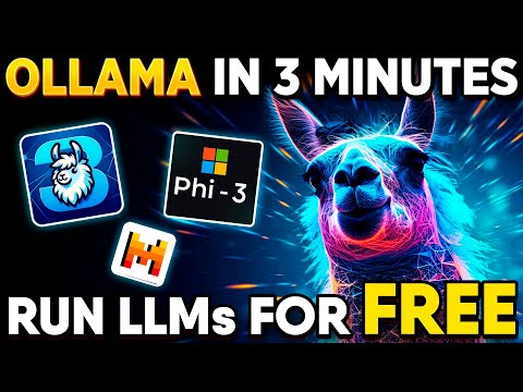 How to Use Ollama in 3 minutes -  Run LLMs locally for FREE (LLama3 & more)
