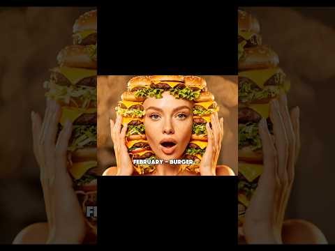 YOUR BIRTH MONTH - YOUR HAIR 😁 #aiasmr #asmr #veo3 #gemini #foodie #aigenerated #satisfying