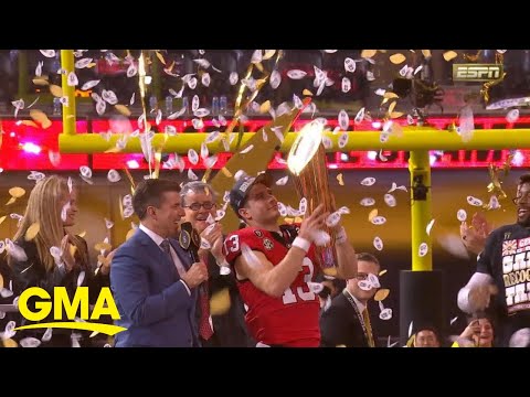 Georgia wins 2nd straight college football national championship title l GMA