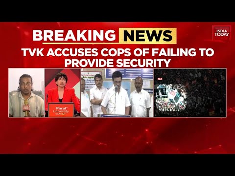 Karur Stampede: TVK Accuses Cops Of Failing To Provide Adequate Security For Vijay Rally