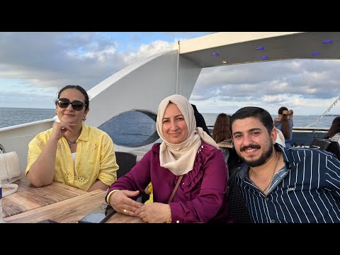 OUR TRABZON TRIP KEMARALTI A SURPRISE FROM MY HUSBAND❣️❣️🧿 WHAT A BEAUTIFUL SHIP WAS🤣🤣