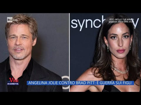 Angelina Jolie contro Brad Pitt: E' guerra sui figli - La vita in diretta 29/02/2024