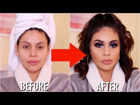 1 HOUR MAKEUP + HAIR TRANSFORMATION | JuicyJas - UCqTR5f7YkGro3cPv23SqcqQ