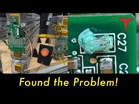 DIY Tesla Battery Pack Repair: TBMM and Bad Capacitors! (C26, C27)