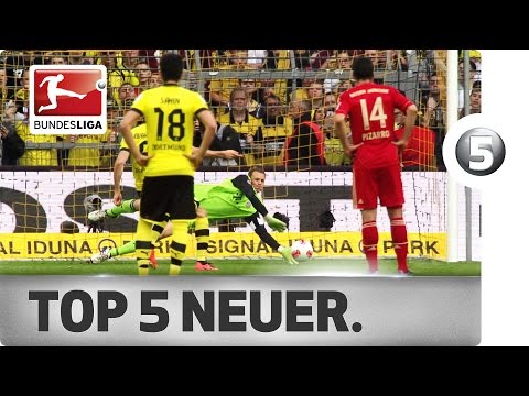 Top 5 Moments - Manuel Neuer vs. Borussia Dortmund