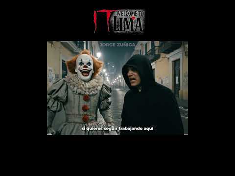 It welcome to lima #pennywise #it #viral #peru #parodia #ia #clown #terror #fypシ #foryou