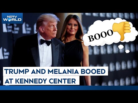 Donald Trump News | Donald & Melania Trump Booed At Kennedy Centre During Le Miserables Show