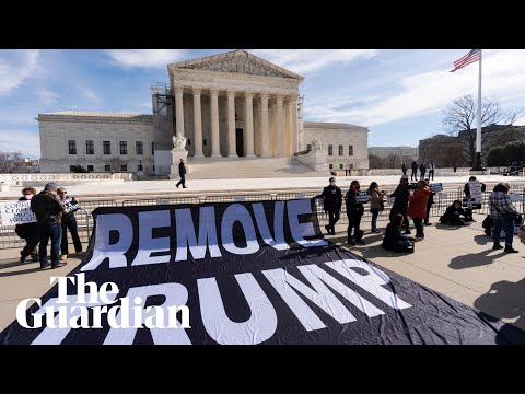 Removing Donald Trump from ballot could have 'daunting consequence', says chief justice