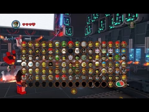 The LEGO Movie Videogame - All Purchasable Character Locations - UCg_j7kndWLFZEg4yCqUWPCA