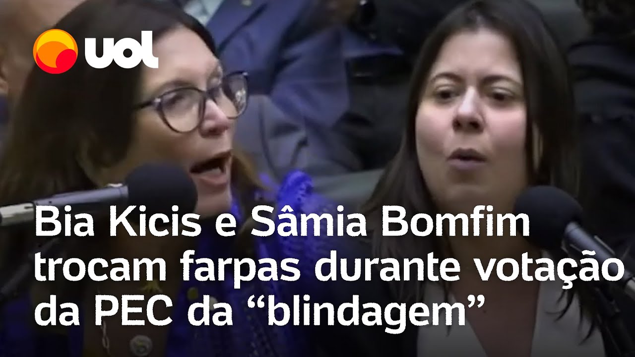 Bia Kicis e Sâmia Bomfim trocam farpas durante votação da PEC da Blindagem Imunda e bandido