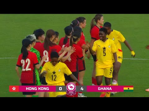GHANA🇬🇭VS 🇭🇰HONG KONG (4-0) HIGHLIGHTS & GOALS! PINK LADIES CUP 2026!