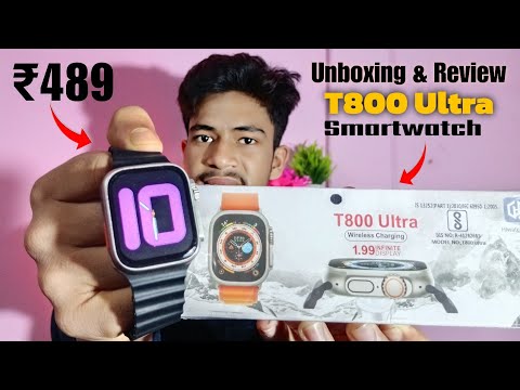 T800 Ultra Smartwatch Unboxing & Review🔥| Budget smartwatch | Best smartwatch under 500