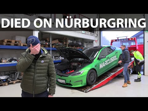 Elbilmek diagnosing Tesla Model S Plaid with dead battery
