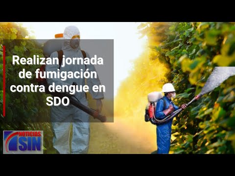 Realizan jornada de fumigación contra dengue en SDO