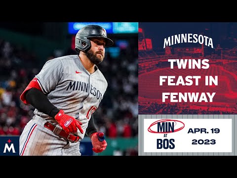 Twins vs. Red Sox Game Highlights (4/19/23) | MLB Highlights video clip