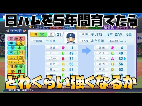 日ハムの未来が明るそうだから5年育ててみた【パワプロ2023】