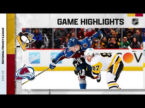 Penguins @ Avalanche 4/2 | NHL Highlights 2022