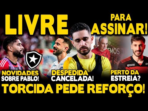 LIVRE PARA ASSINAR! TORCIDA FAZ PRESSÃO POR REFORÇO! QUANDO SERÁ ESTREIA DE VIÑA? ÉVERTON RIBEIRO E+