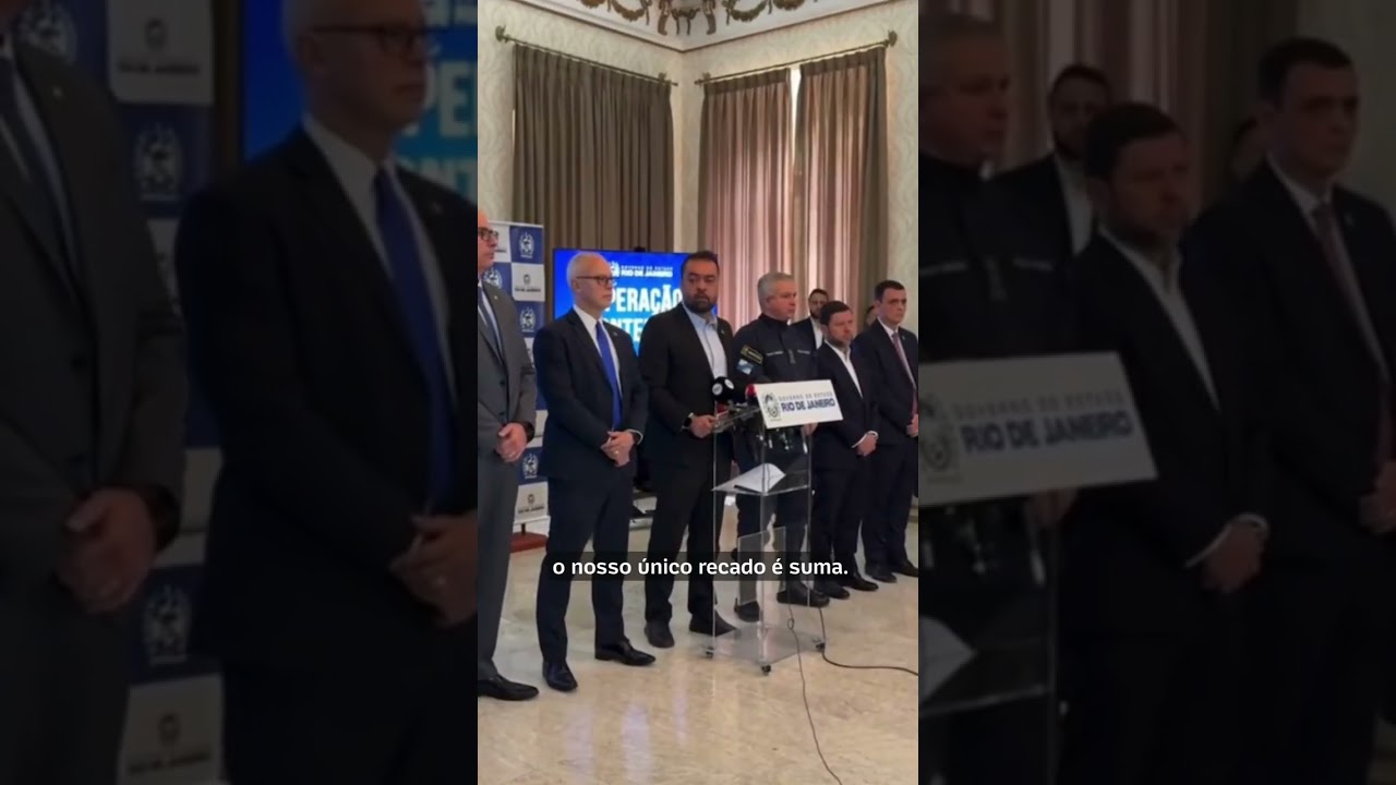Ou soma ou suma diz governador Cláudio Castro após mais de 100 mortes em operação policial  TV Online Ou soma ou suma diz governador Cláudio Castro após mais de 100 mortes em operação policial