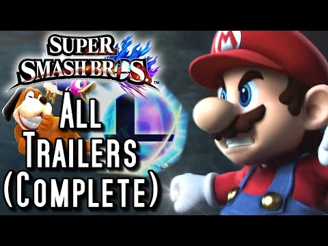 Super Smash Bros Wii U ALL Trailers (Complete) - UChnz1eAo9SfuDfqFZt1KFtA