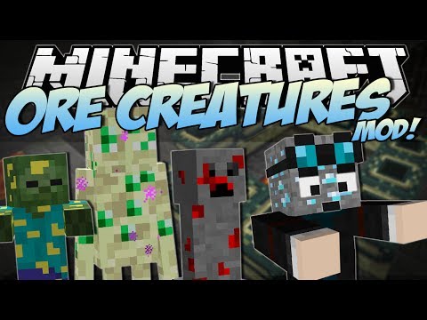 Minecraft | ORE CREATURES MOD! (Shiny New Agressive Mobs!) | Mod Showcase - UCS5Oz6CHmeoF7vSad0qqXfw