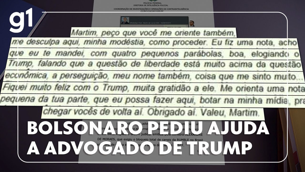 Bolsonaro pediu ajuda a advogado de Trump; ex-presidente e filho teriam atuado por sanções ao Brasil