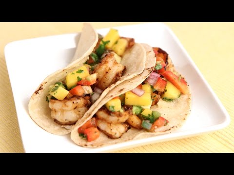 Grilled Jerk Shrimp Tacos Recipe - Laura Vitale - Laura in the Kitchen Episode 798 - UCNbngWUqL2eqRw12yAwcICg